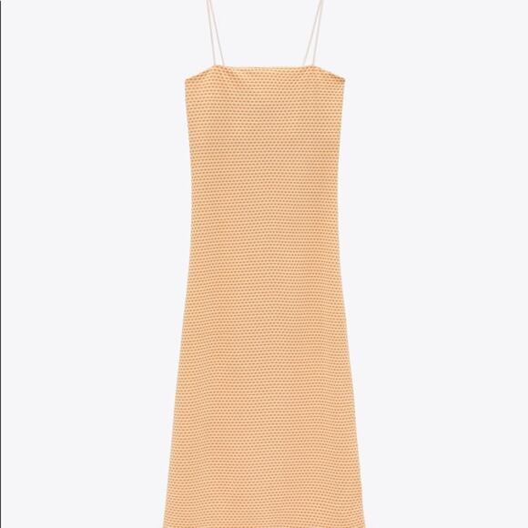 ZARA JACQUARD MIDI DRESS - Picture 11 of 13